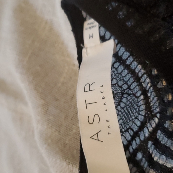 ASTR The Label | Chelsi Long-Sleeved Bodycon Dress | Black Lace and Nude… - Picture 10 of 15